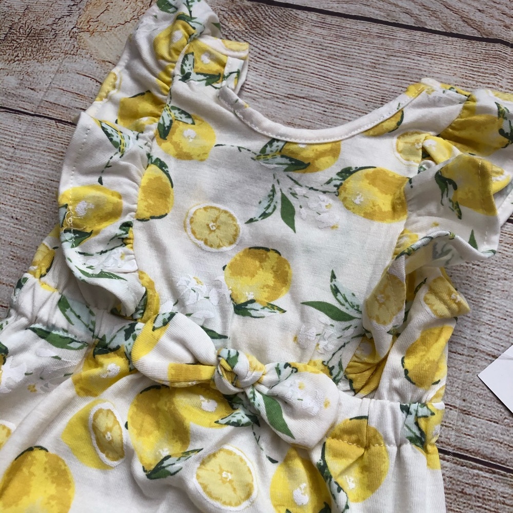 Jessica Simpson 🍋 Romper and headband set - BEW - Picture 2 of 6